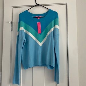 NWT Lilly Pulitzer color block sweater